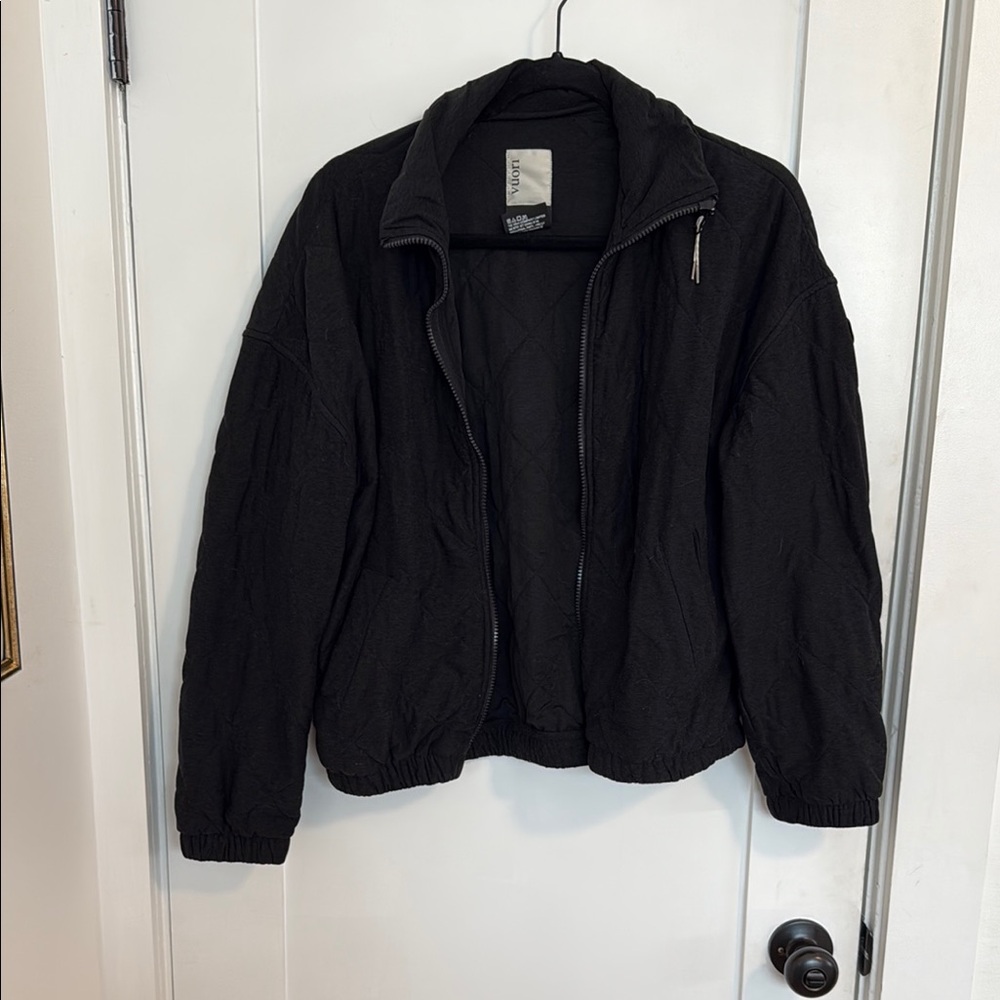 Vuori Black Bomber Jacket